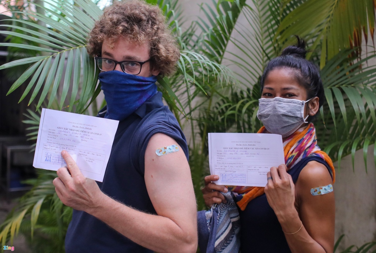 Expats excited to get vaccinated against COVID-19